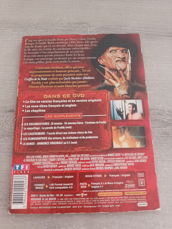 Dvd La revanche de freddy - photo numéro 2