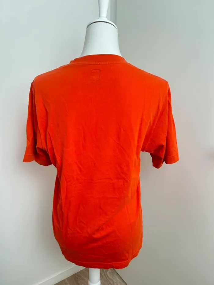 T-shirt rouge Adidas vintage logo rétro - Taille S - photo numéro 2