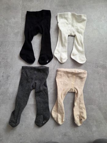 Lot de 4 collants kiabi 0-3mois