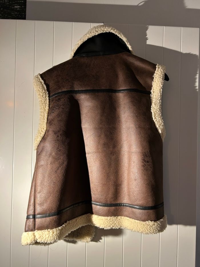Veste aviateur sans manche fourree H&M - photo numéro 4