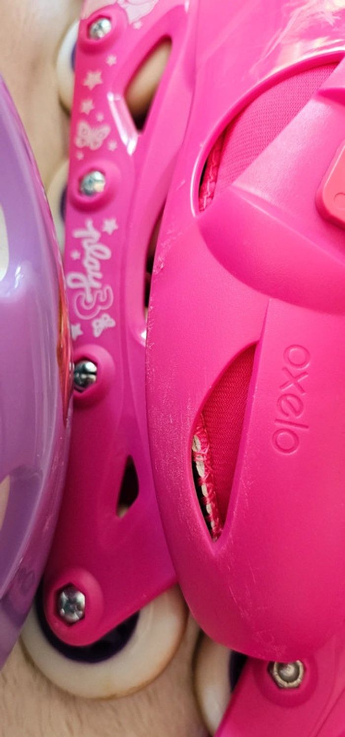 Équipement Rollers Patins à Roulettes Casque Protection Oxelo 8/12 ans - photo numéro 7