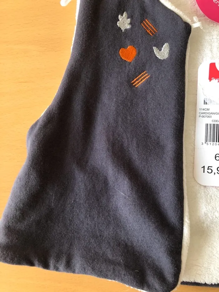 Gilet sans manches réversible fille sucre d'orge 6 ans - photo numéro 2