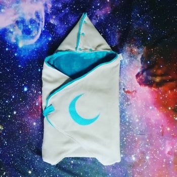 Nid d'ange Cocoon bleu lunaire 0-6 mois