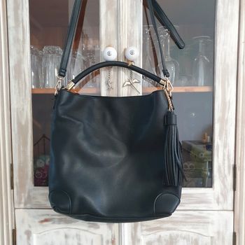 Sac noir cuir