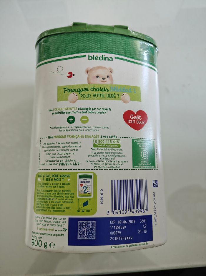 Lait 1er âge - photo numéro 4