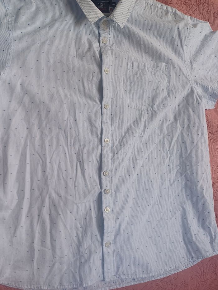 Chemise manche courte homme à motif terre de marins
taille xxxl - photo numéro 5
