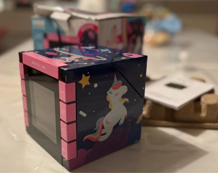 Radio réveil projecteur licorne - photo numéro 2