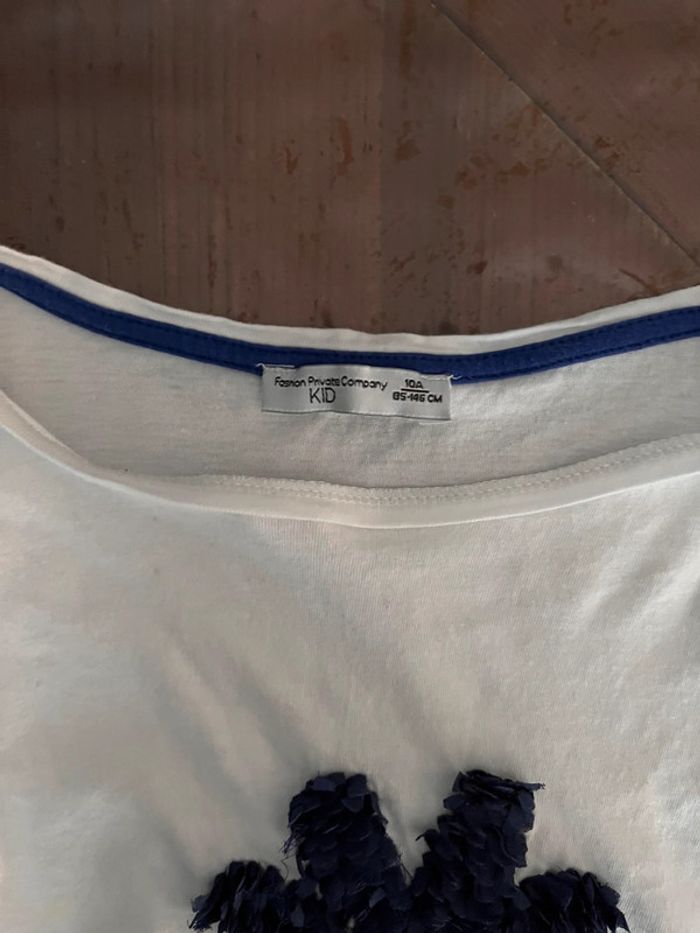 T-shirt fille 10 ans - photo numéro 2