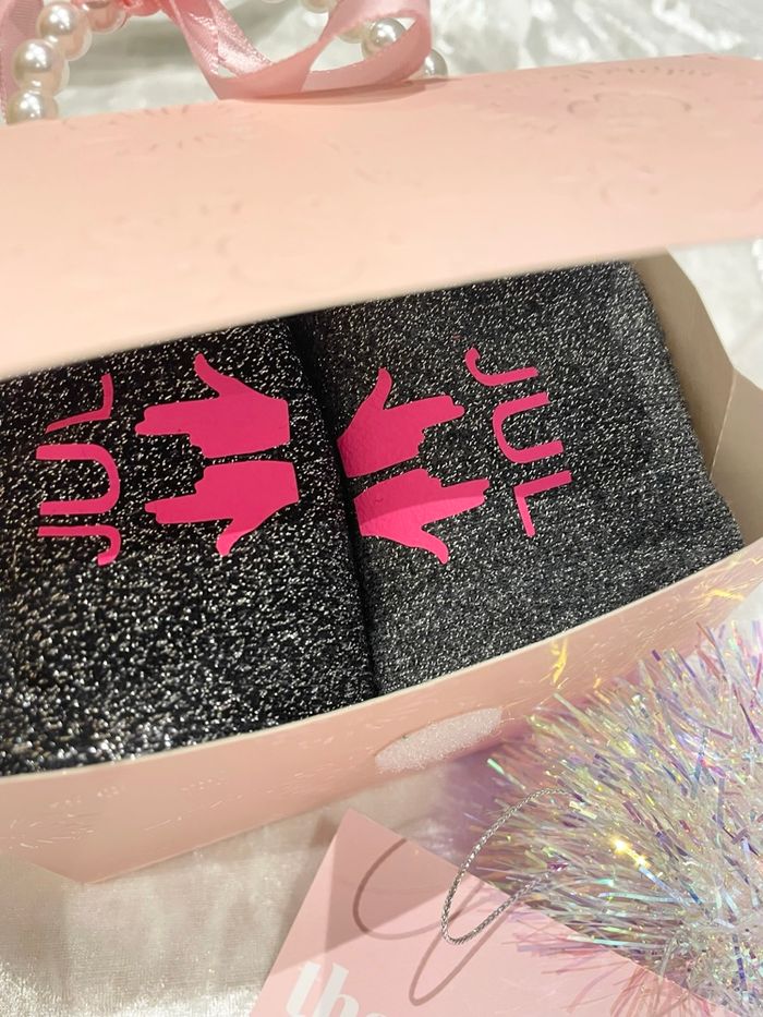 Pack 2 paires de chaussettes jul à paillettes - photo numéro 4