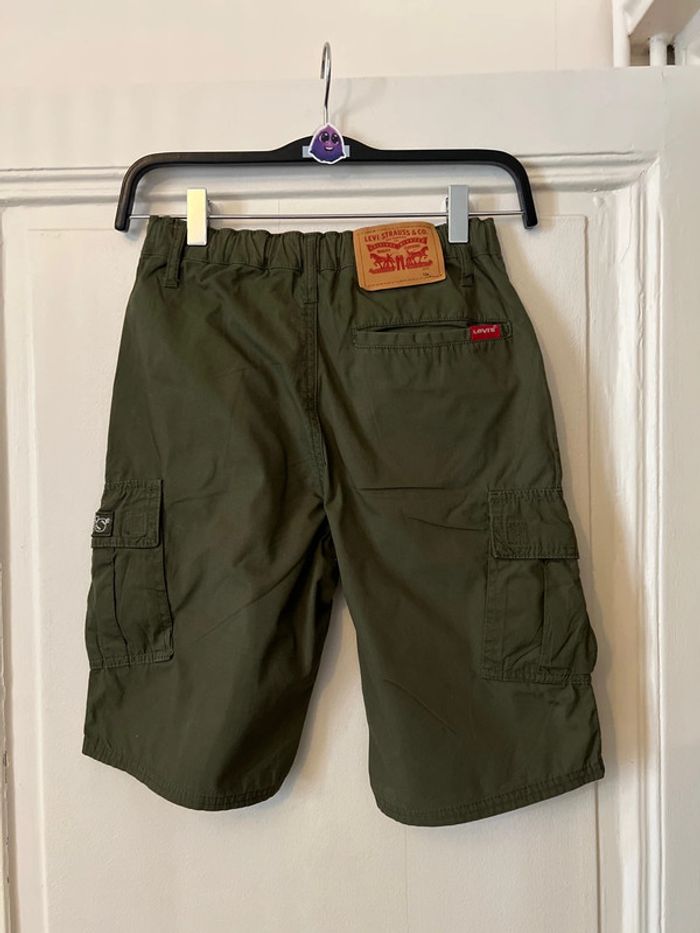 Bermuda cargo kaki toile légère 10 ans - Levi's - photo numéro 4