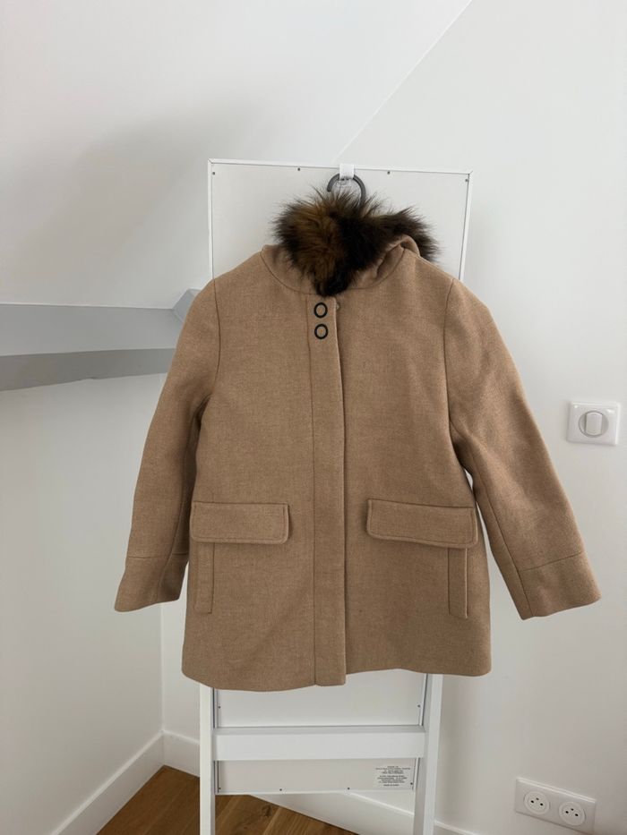 Duffle-coat camel Zara Kids