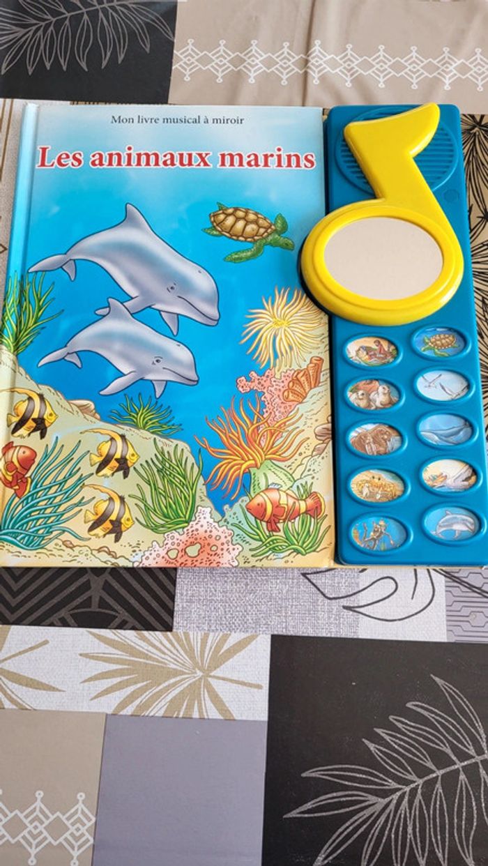 Livre avec sons les animaux marins