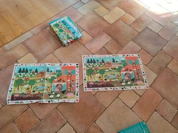 Puzzle observation et poster