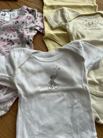 Lot de 5 body fille 1 mois