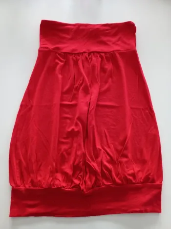 Joli top bandeau rouge vif
