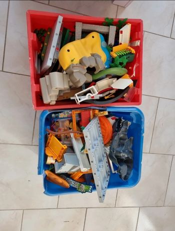 Gris lot vrac playmobil