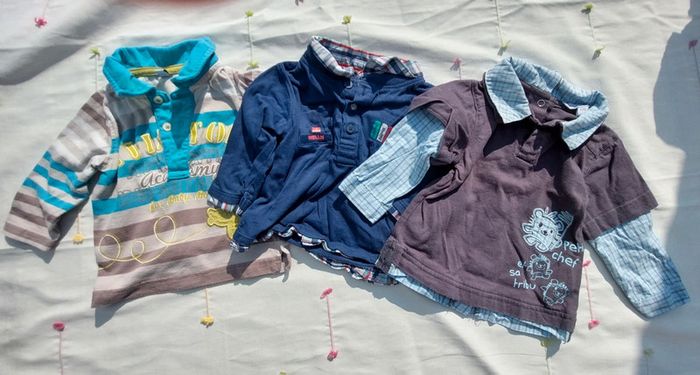Lot de 3 tee shirts polos - photo numéro 2