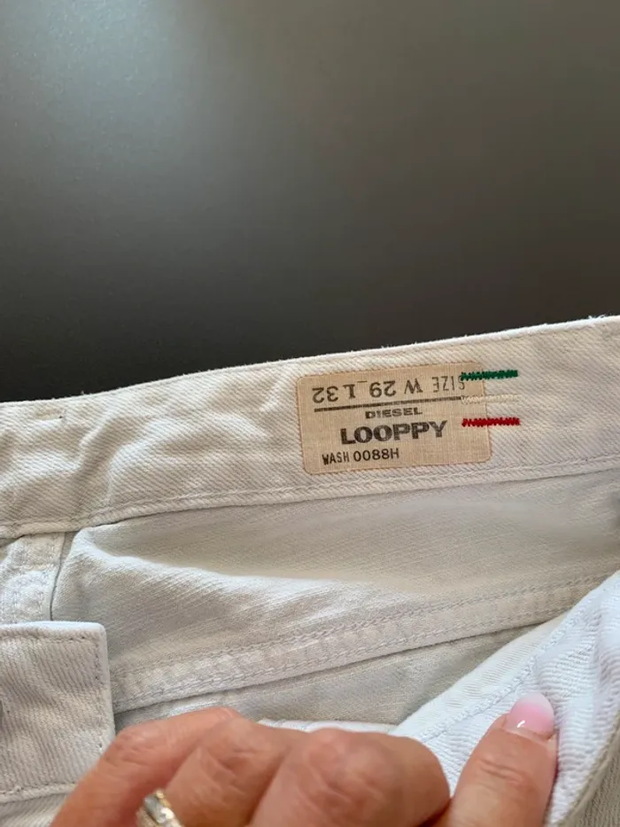 Jean blanc Diesel taille 38 - photo numéro 4