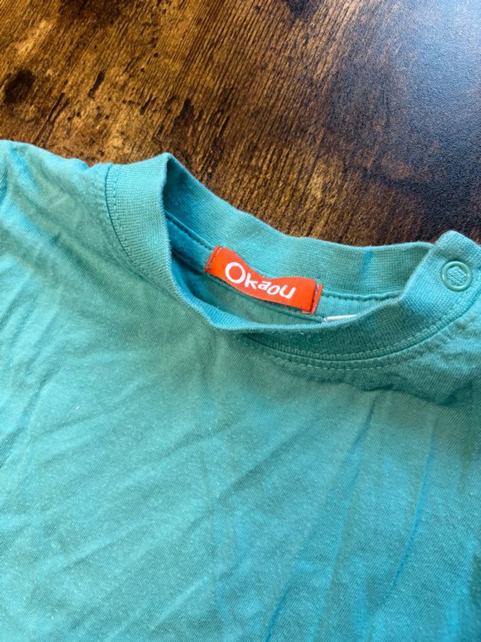 TEE shirt bleu 9 M - photo numéro 2