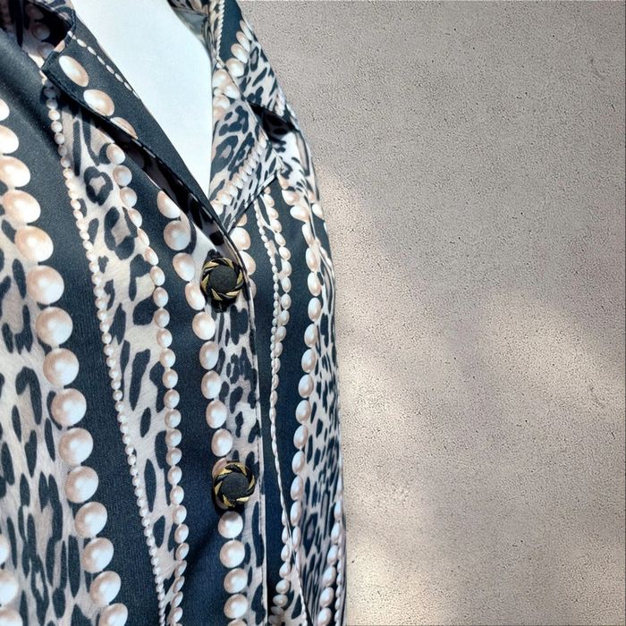 Veste chemise imprimée taille 48 Afibel - photo numéro 4