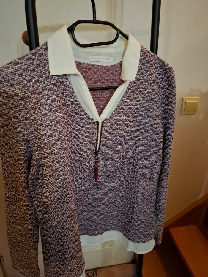 Chemise femme, taille 2, en très bon état, avec étiquettes - photo numéro 2