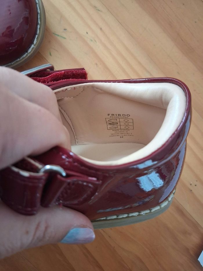 Babies vernies rouge foncé 332 - photo numéro 6