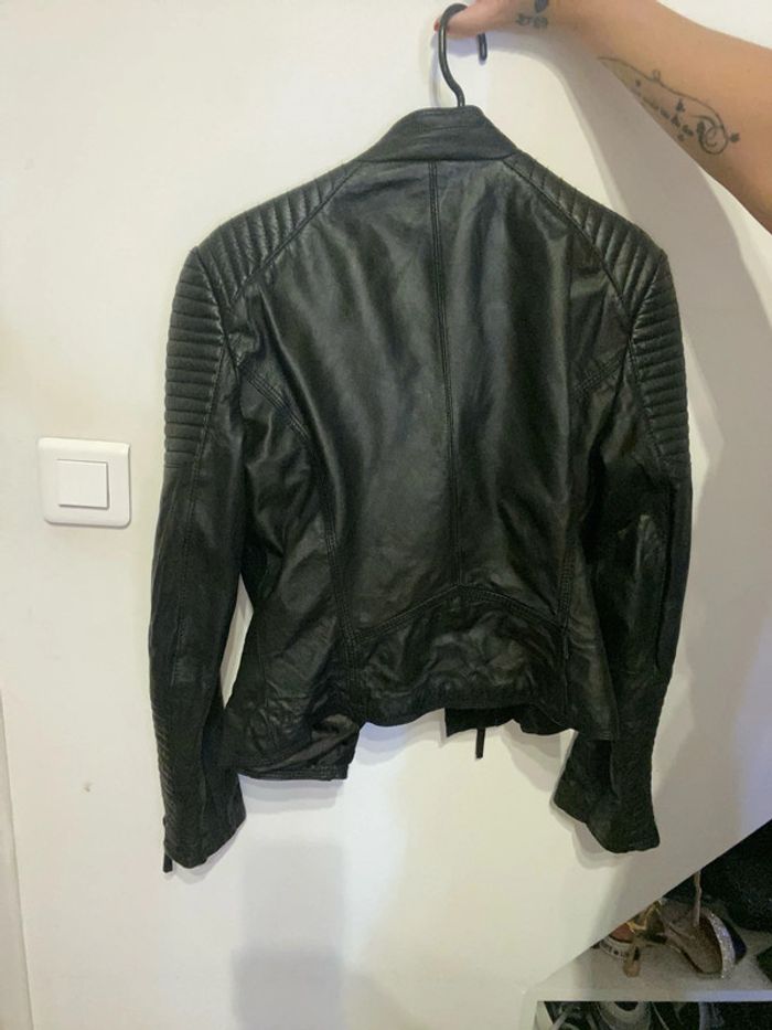 Veste  en cuir Zara - photo numéro 3