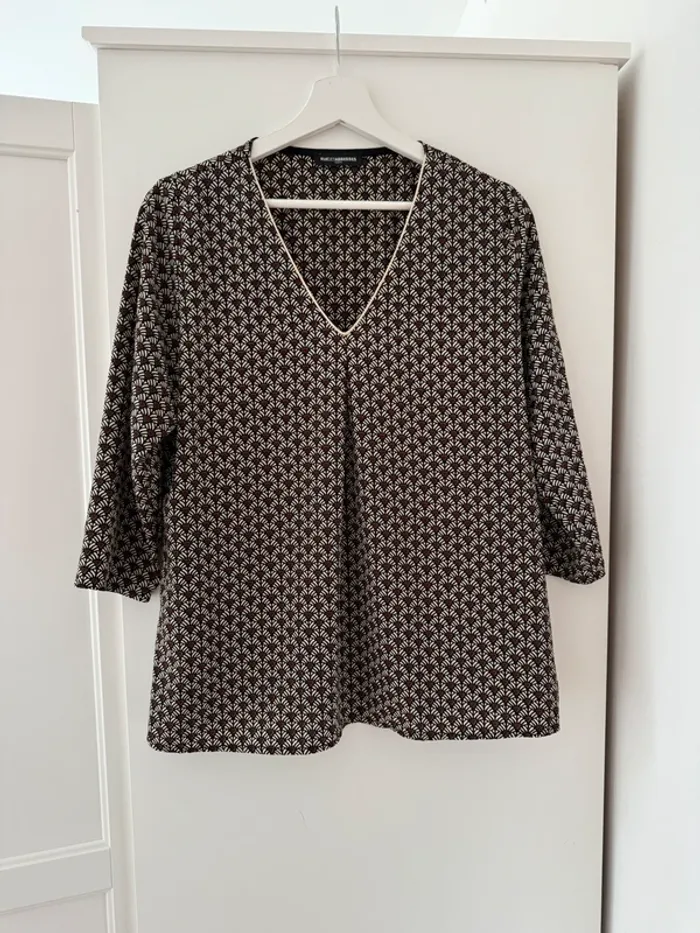 Superbe blouse fluide neuve Rue des Abesses 🌸 T 2 38 40 - photo numéro 8