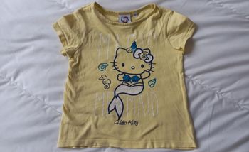 T-shirt jaune hello kitty t 4