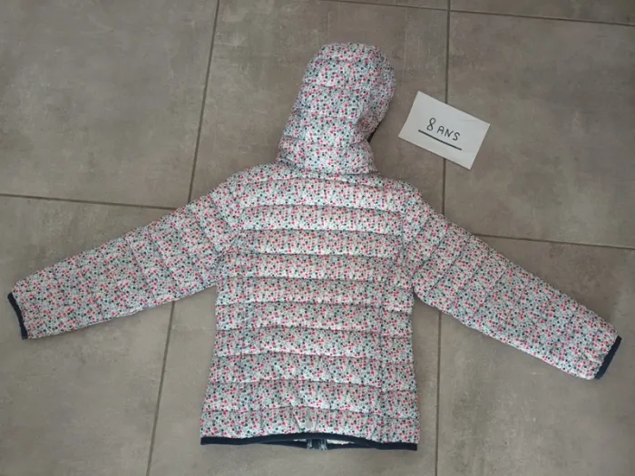 Manteau fleuri 8 ans Okaïdi - photo numéro 2