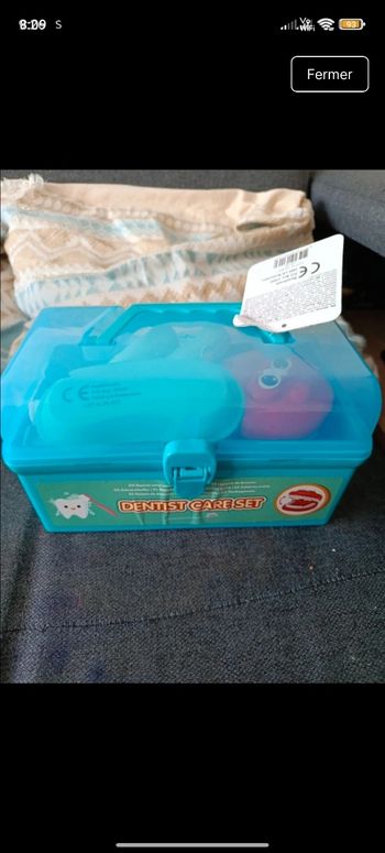 Malette dentiste jouet 
