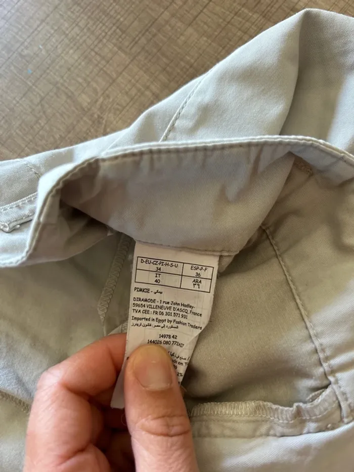 Short femme beige, taille 36, pimkie - photo numéro 3