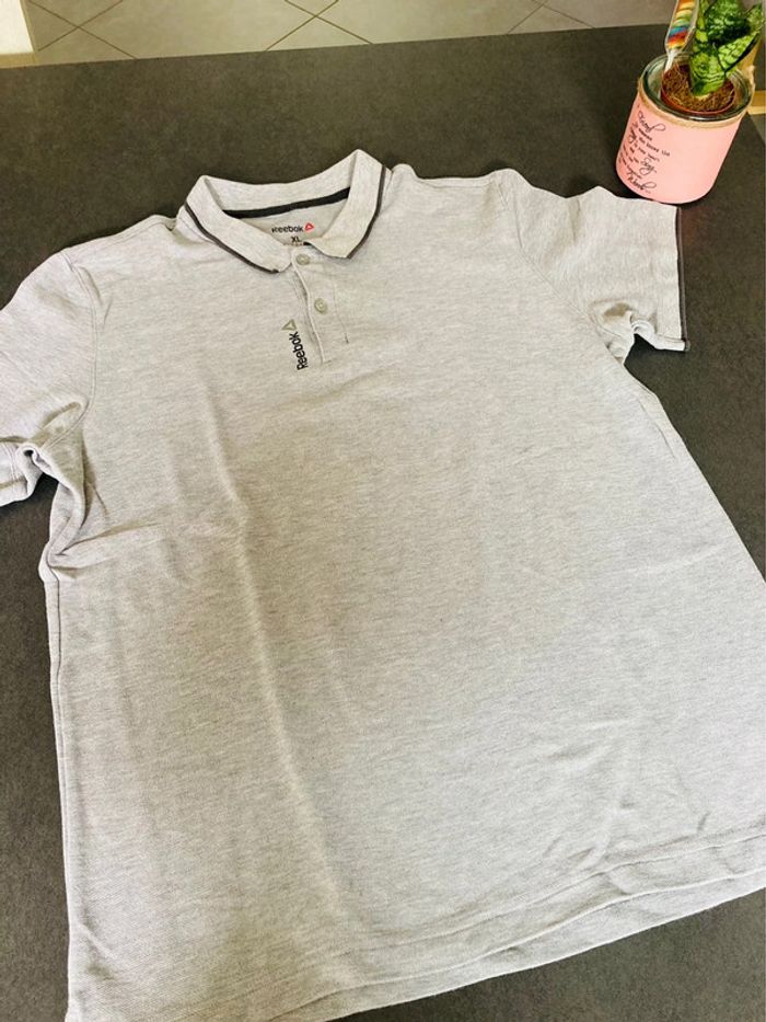 Reebok haut tee shirt polo vêtement homme taille XL - photo numéro 3