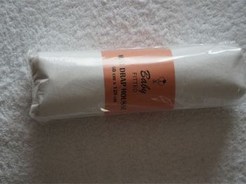 Drap housse blanc Baby Fitted neuf Dimension 60 x 120 cm