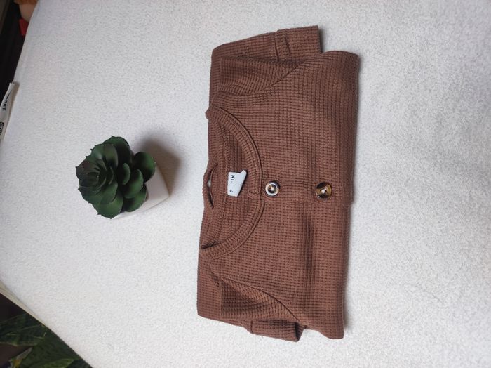 Pyjama léger mixte marron - Taille 0-1 mois - Shein