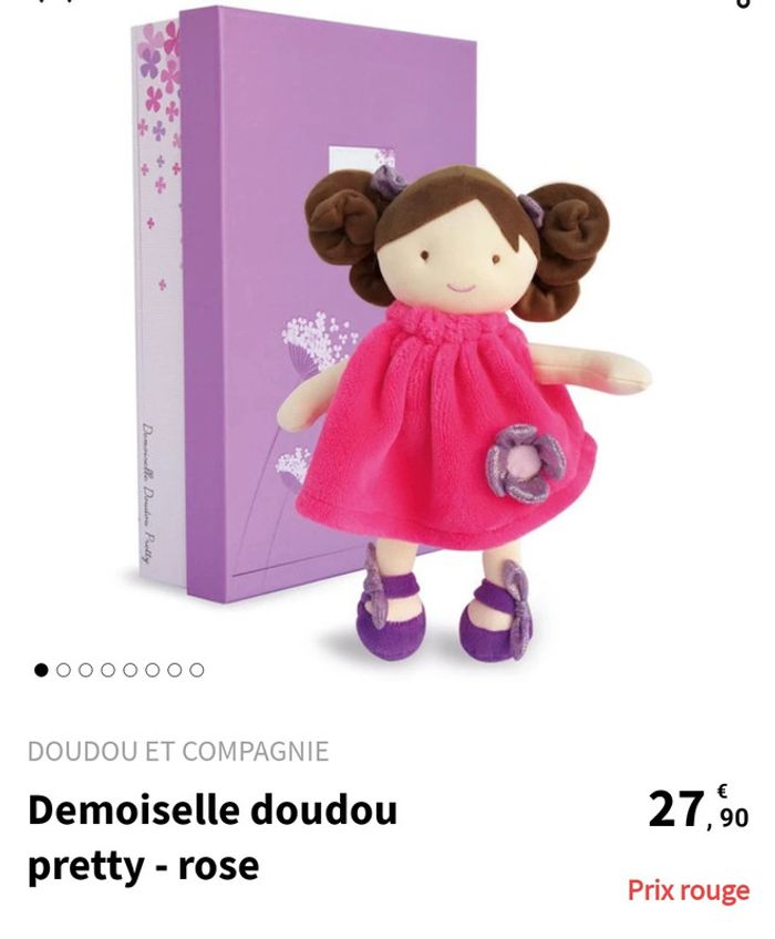Poupée chiffon en tissu personnalisée Doudou et compagnie - photo numéro 4