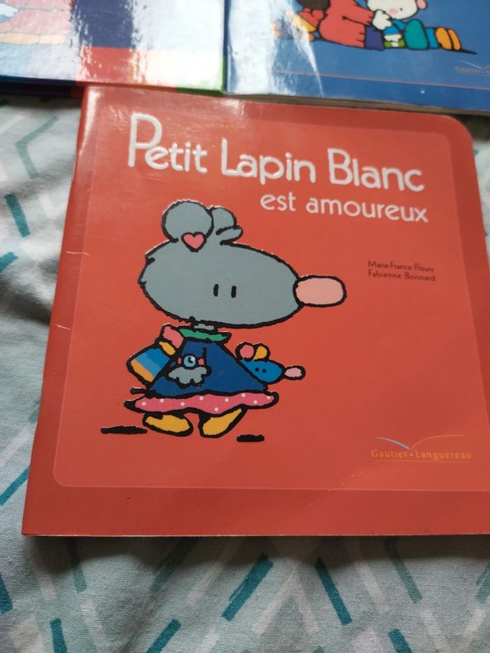 Lot livres petit lapin blanc - photo numéro 2
