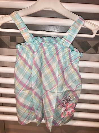 Blouse à bretelles Kimbaloo 18 mois en tbe à 2 euros