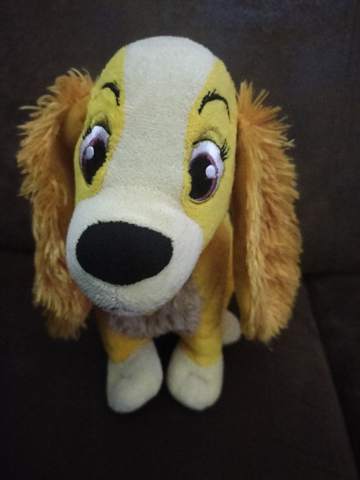 Peluche lady de la belle et le clochard