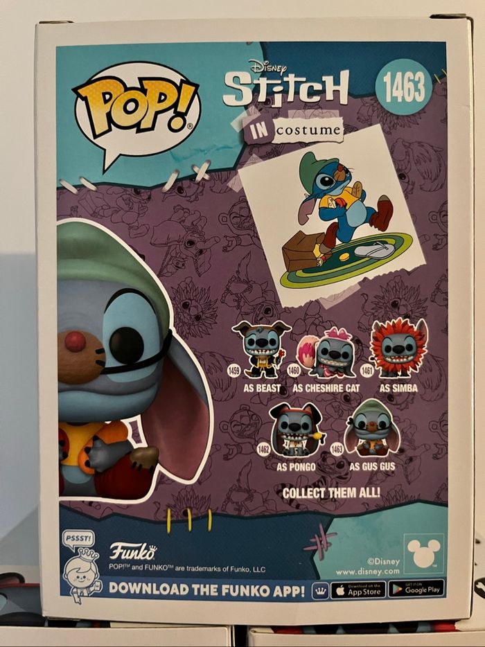 Lot 5 figurines Funko Pop Stitch costume - photo numéro 8
