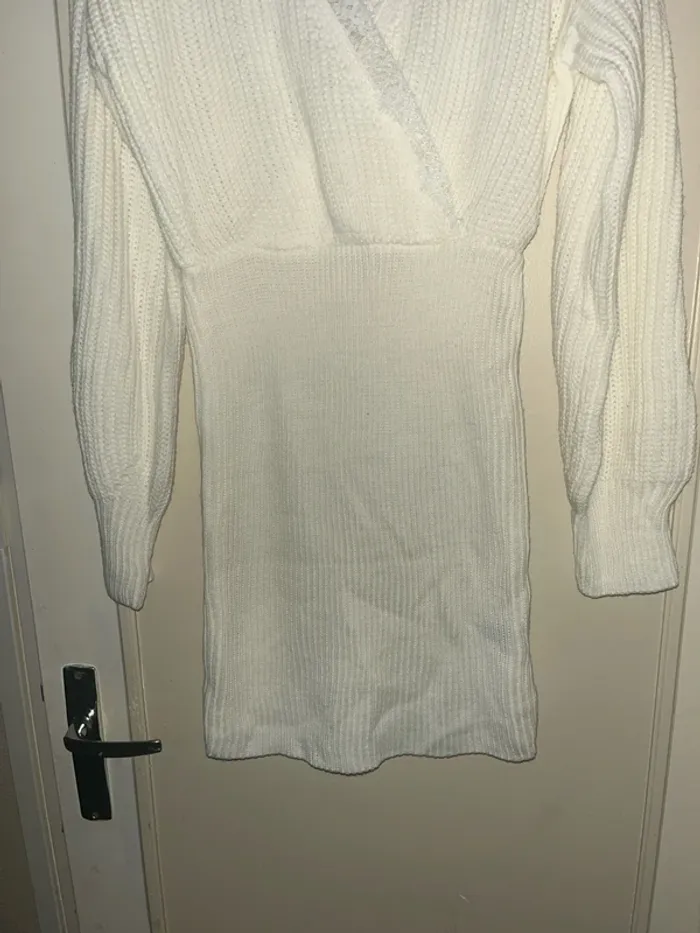 Robe dentelle blanche (taille M-38) - photo numéro 3