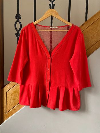 Blouse rouge Charlior