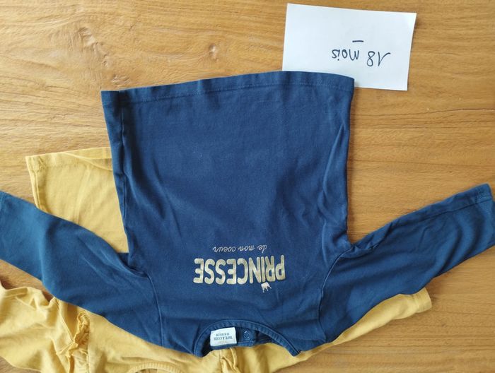 lot de 3 maillots manches longues 18 mois - photo numéro 4