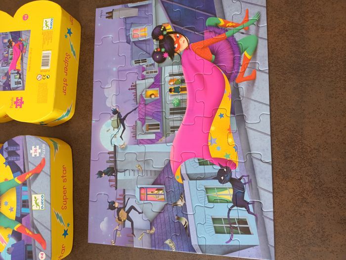 puzzle miraculous 4+ 36 pieces djeco neuf fille chat - photo numéro 3