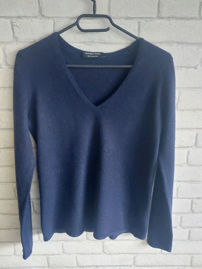 Pull 100% cachemire Monoprix taille 1 (S,36)