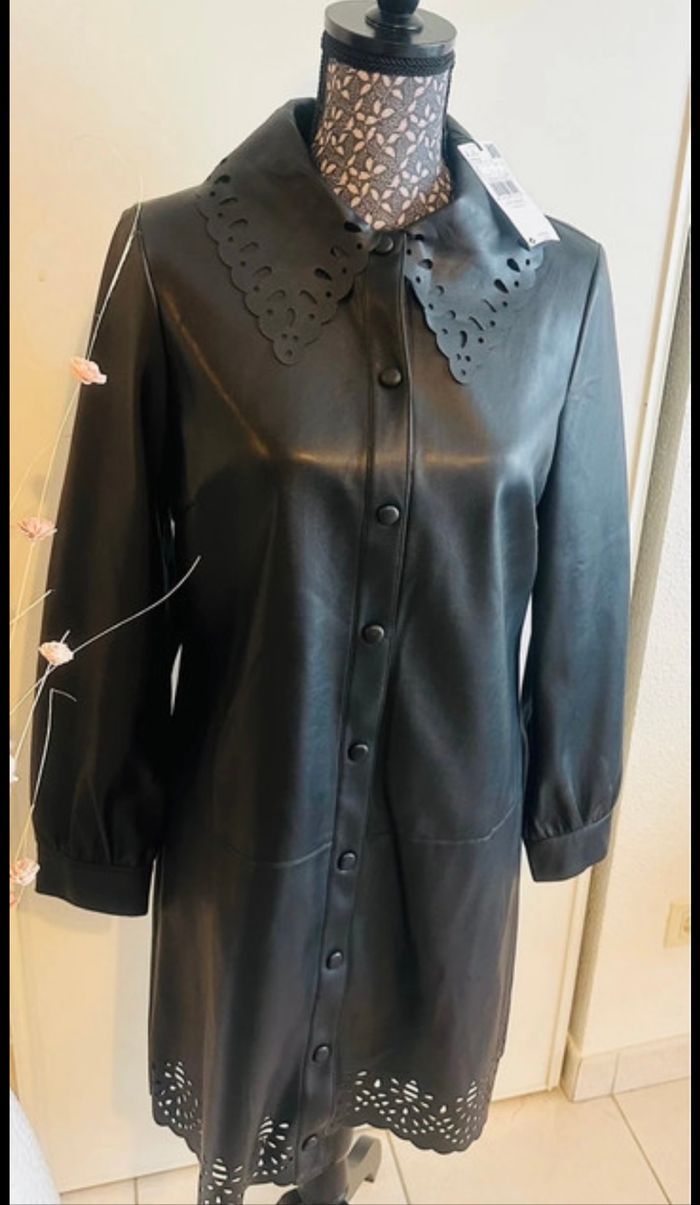 Robe Mango neuve simili cuir