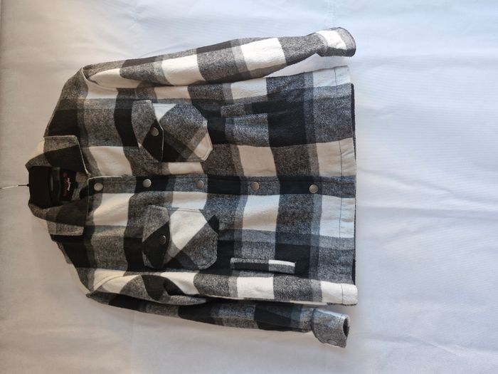 Veste chemise femme XS Jennyfer Noir Gris Blanc