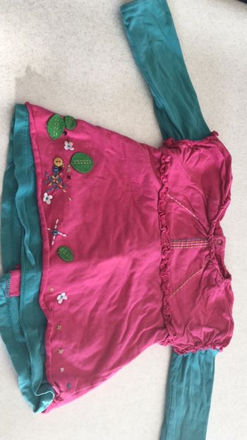 T-shirt à manches longues Fille 18 mois