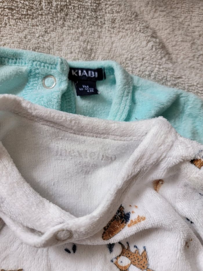Lot de 6 pyjamas garçon 1 mois - photo numéro 5