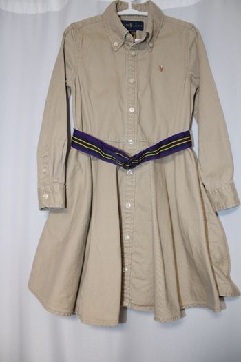 Robe chemise ceinturé